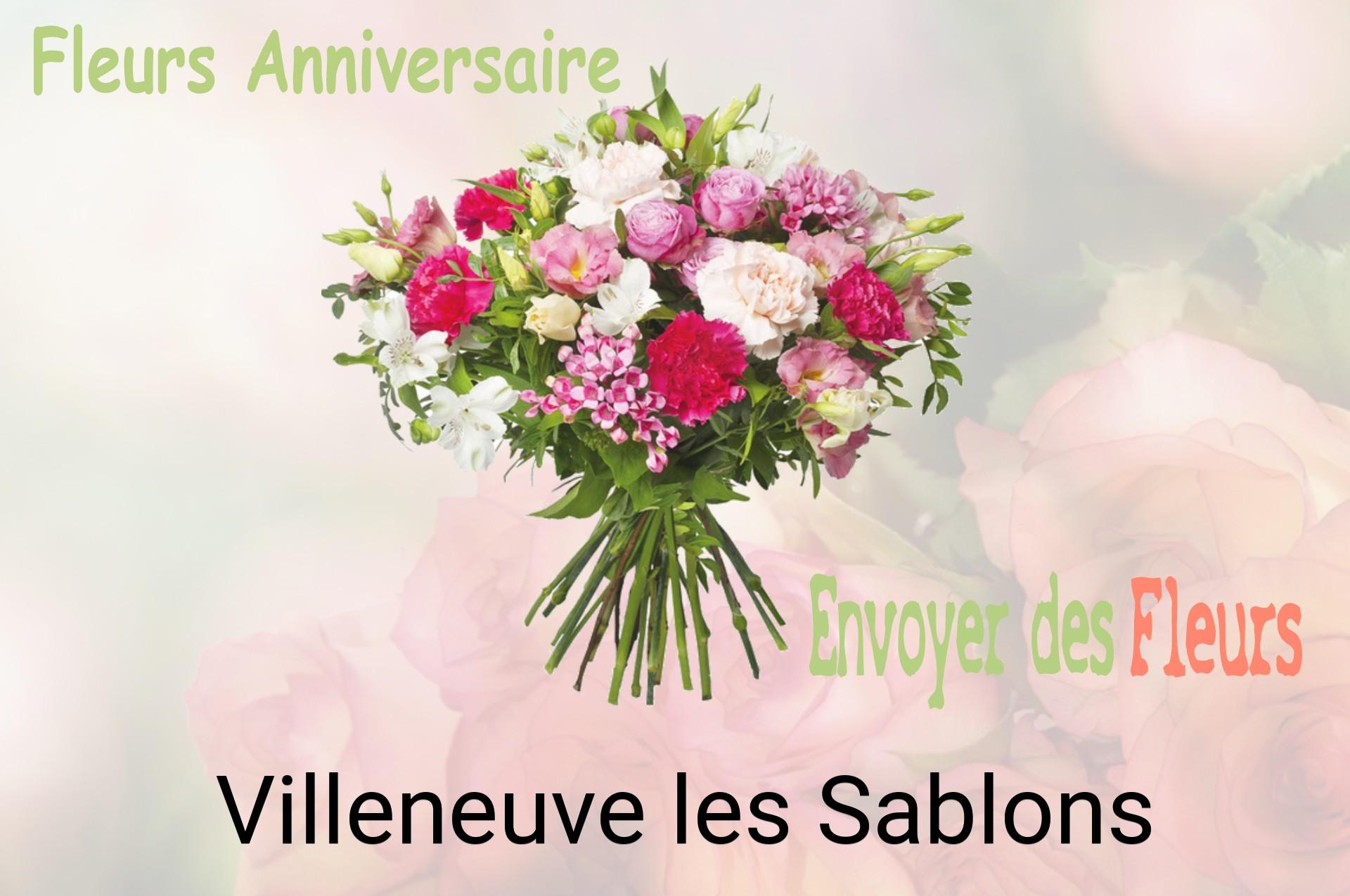 Bouquet de fleurs d’anniversaire livré à Villeneuve-les-Sablons
