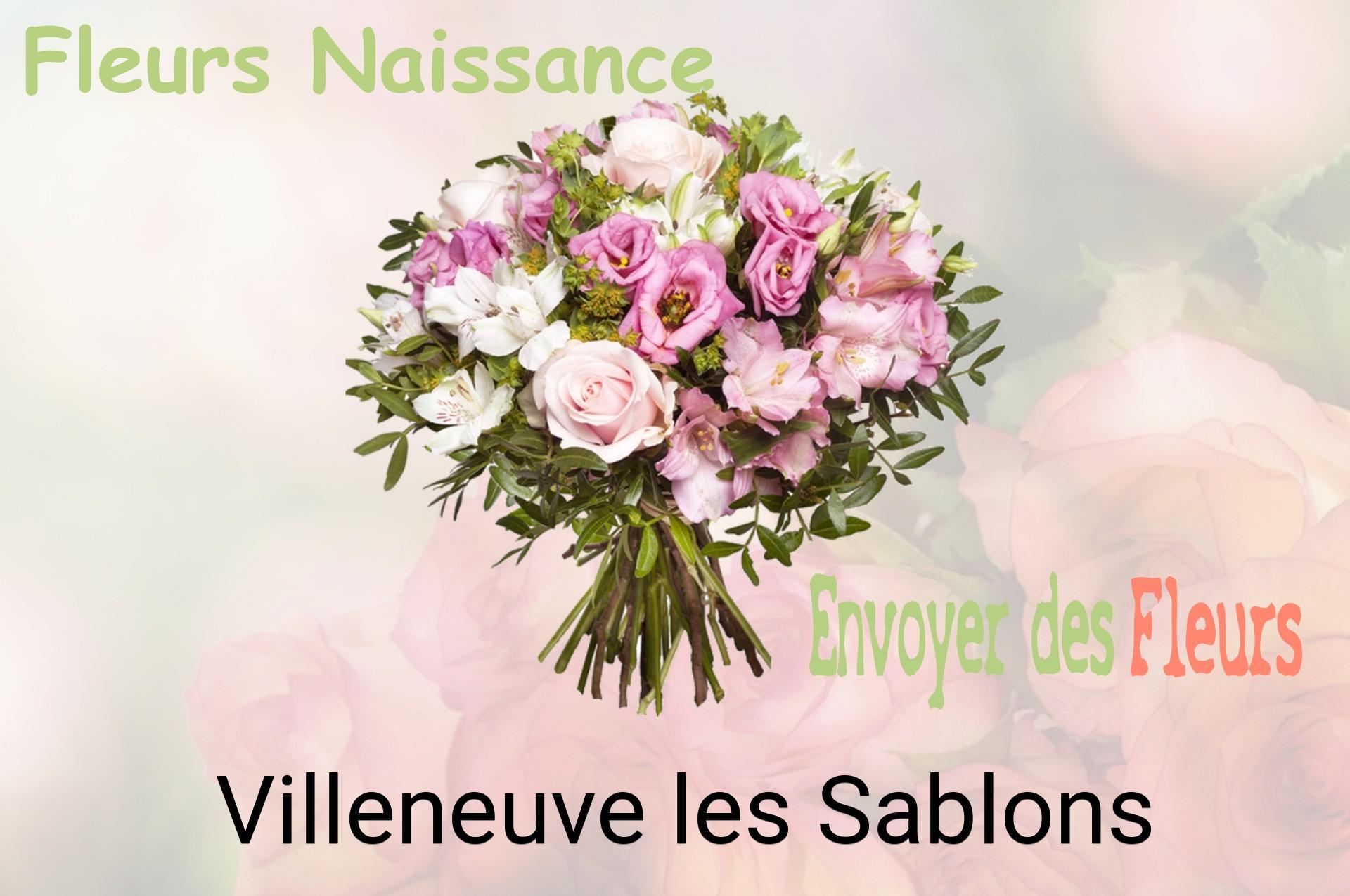 Bouquet de fleurs de naissance livré à Villeneuve-les-Sablons