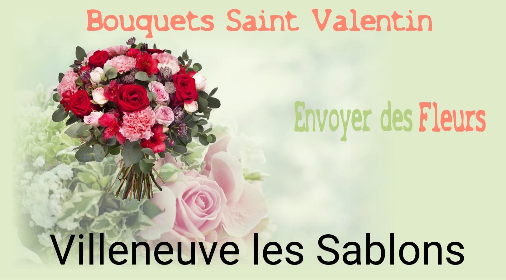 Roses de Saint-Valentin livrées à Villeneuve-les-Sablons